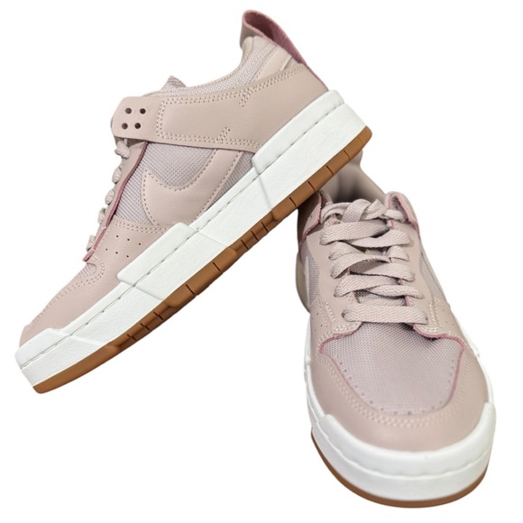 Nike Women's Dunk Low Disrupt Platinum Violet Pink Sneakers Sz 7.5 - Picture 2 of 14